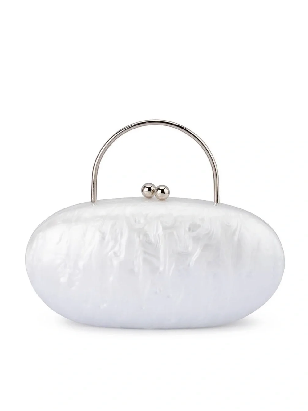 Olga Berg Imelda top handle bag in white